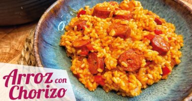 receta de arroz con chorizo