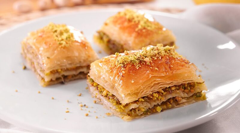 receta de baklava dulce arabe