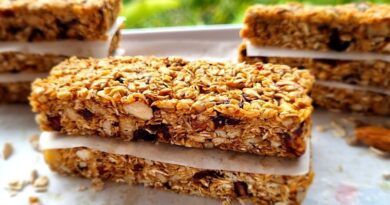 receta de barritas de avena