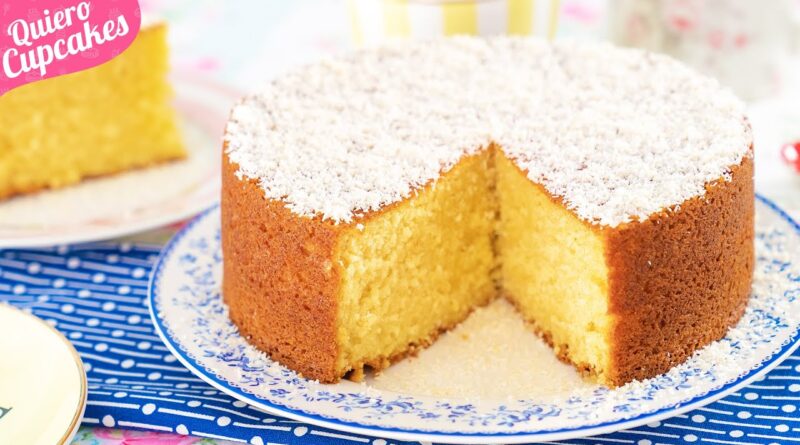 receta de bizcocho de coco