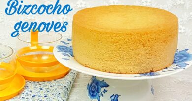 receta de bizcocho genovés