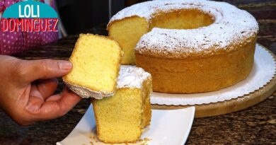 receta de bizcochuelo con maizena
