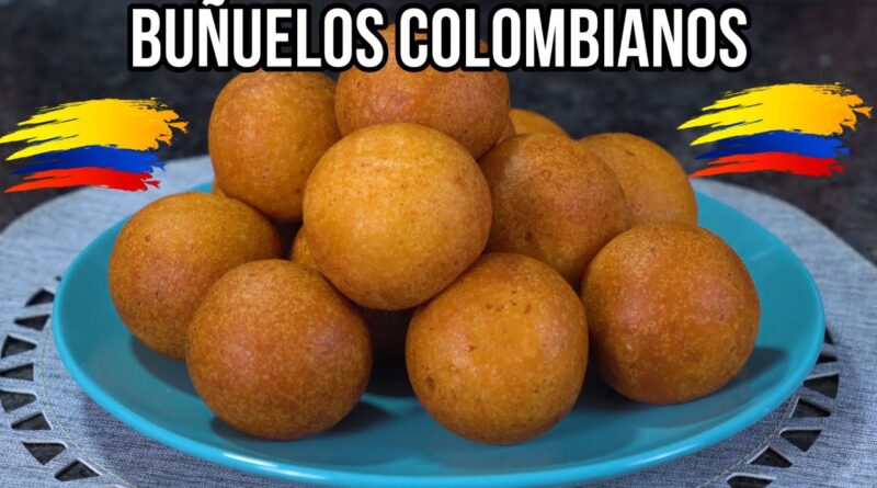 receta de buñuelos colombianos