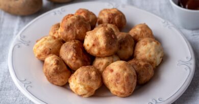 receta de buñuelos de papa