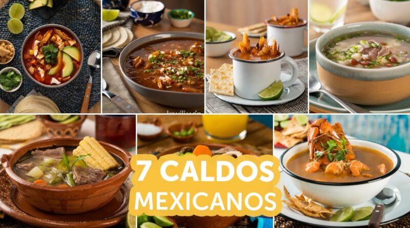 receta de caldos mexicanos