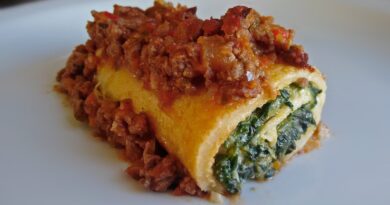 receta de canelones de acelga