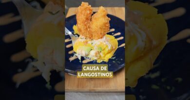 receta de causa de langostinos