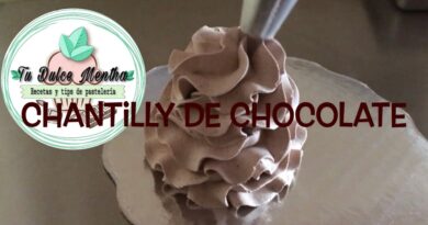 receta de chantilly de chocolate