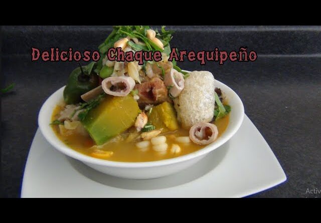 receta de chaque arequipeño