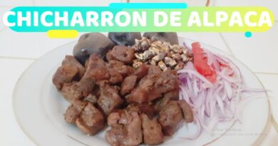 receta de chicharron de alpaca