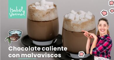 receta de chocolate con malvaviscos