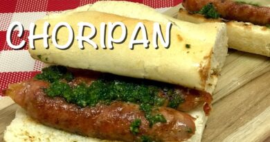 receta de choripan argentino