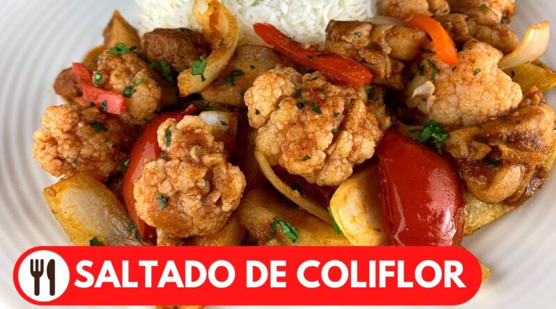 receta de coliflor saltada