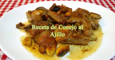 receta de conejo al ajillo