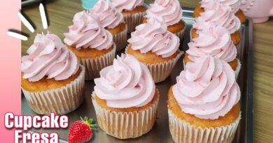 receta de cupcakes de fresa