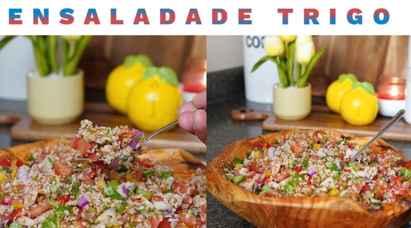 receta de ensalada de trigo