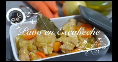 receta de escabeche de pavita