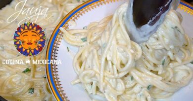 receta de espagueti al alfredo
