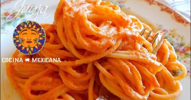 receta de espagueti rojo