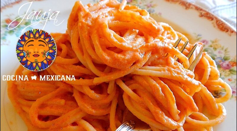 receta de espagueti rojo