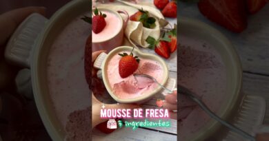 receta de fresa con leche
