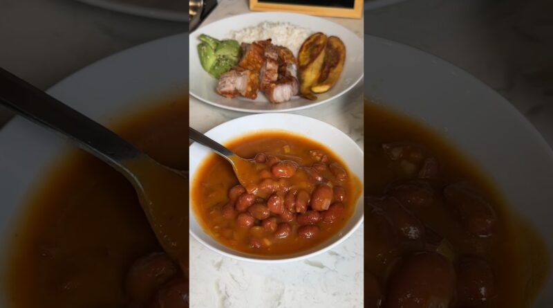 receta de frijoles