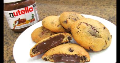 receta de galleta de nutella
