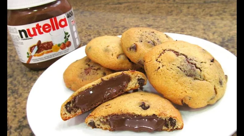 receta de galleta de nutella