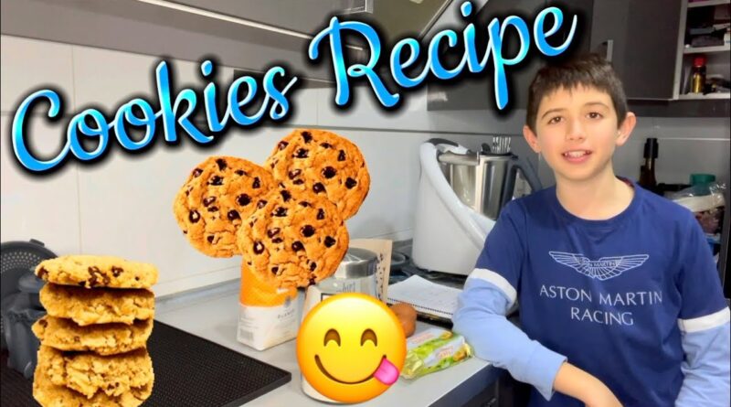 receta de galletas en ingles