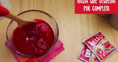 receta de gelatina normal