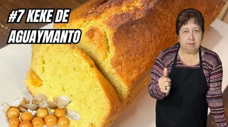 receta de keke de aguaymanto