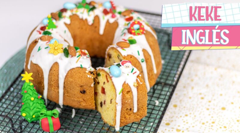 receta de keke ingles navideño