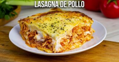 receta de lasaña de pollo