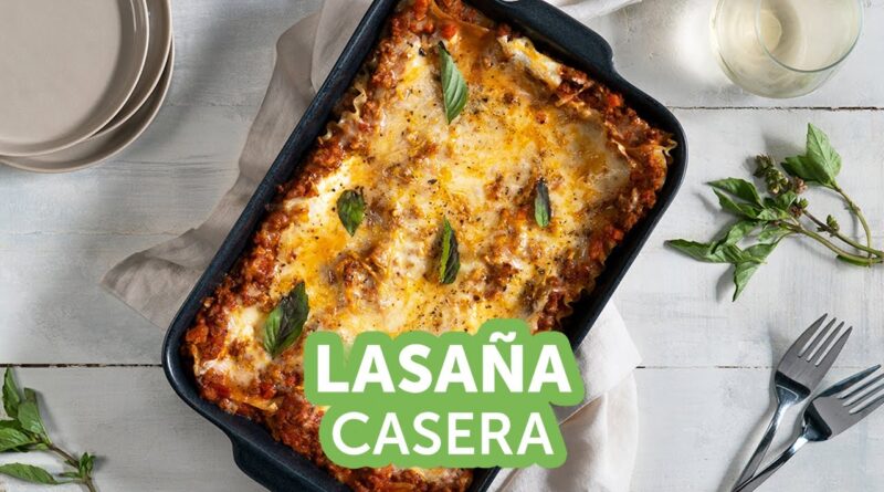 receta de lasaña kiwilimon