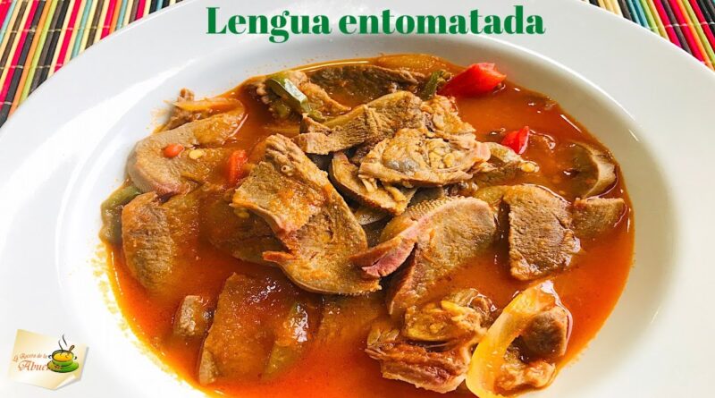 receta de lengua entomatada