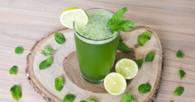 receta de limonada con hierbabuena