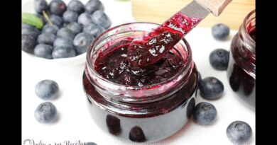 receta de mermelada de arándanos