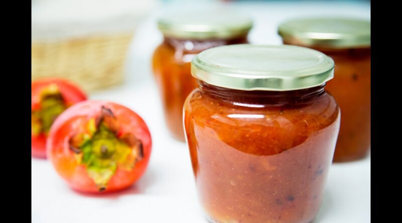 receta de mermelada de caqui