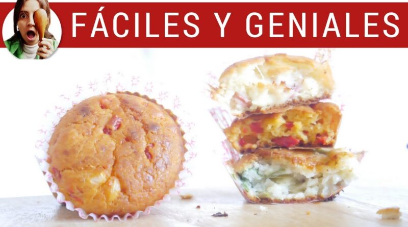 receta de muffins salados