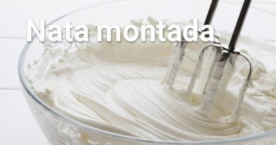 receta de nata montada