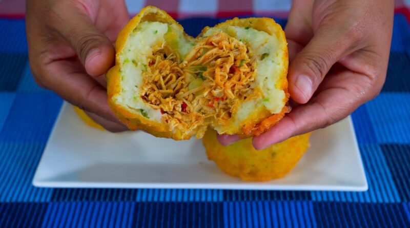 receta de papas rellenas venezolanas