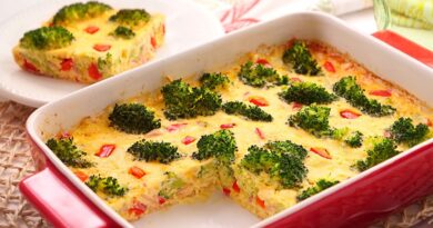 receta de pastel de brocoli