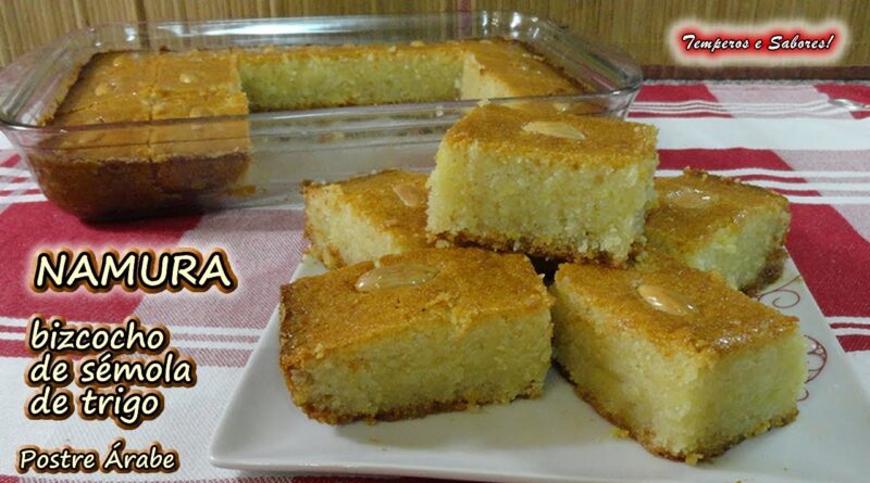 receta de pastel de semola