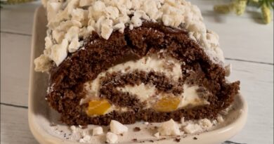 receta de pionono de chocolate