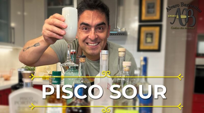 receta de pisco sour chileno