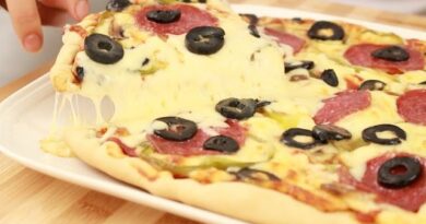 receta de pizza americana