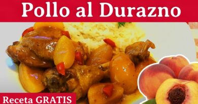 receta de pollo con durazno