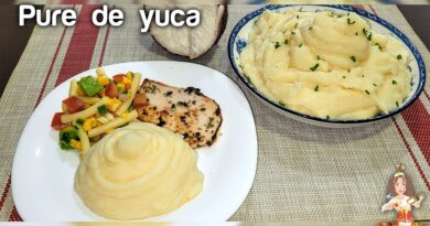 receta de pure de yuca