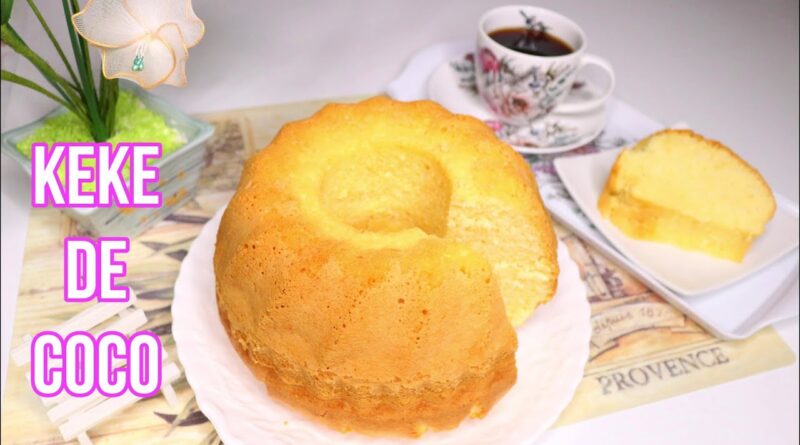 receta de queque de coco