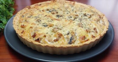 receta de quiche de pollo